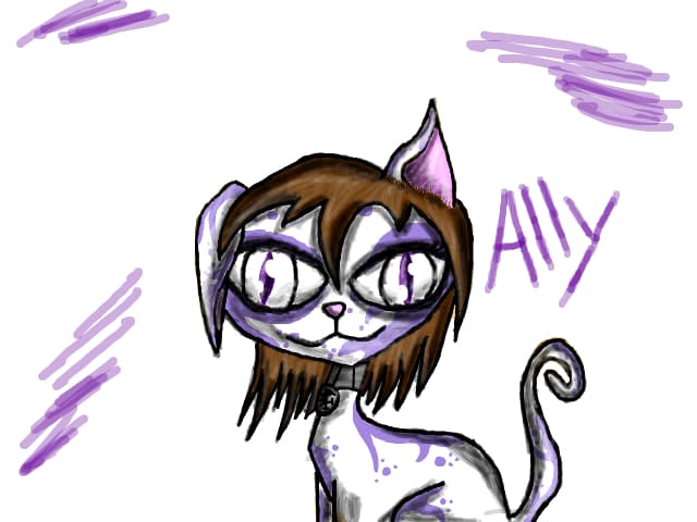 Ally my OC in Kid vs Kat