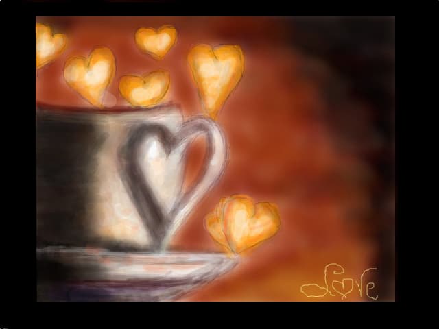 A cup of love.
