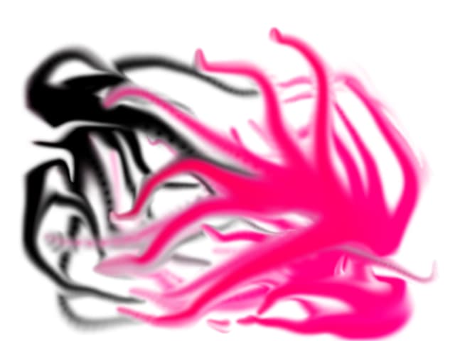 pink and black