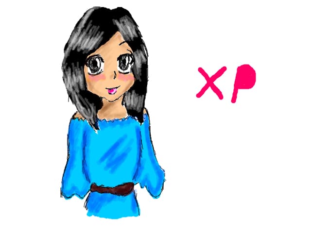 Anime Girl Bruneta