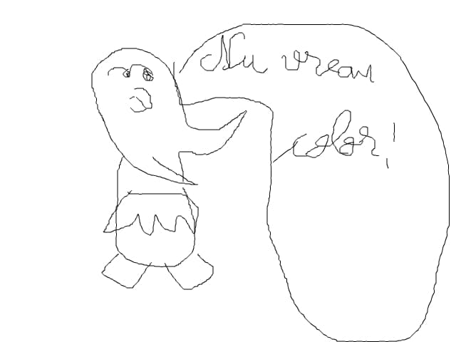 pinguinul care nu vrea color