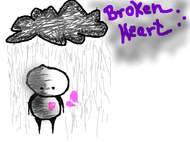 broken heart .. :(