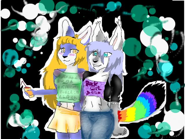 two girls