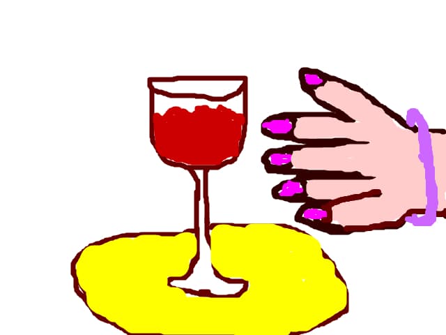 paharul cu vin