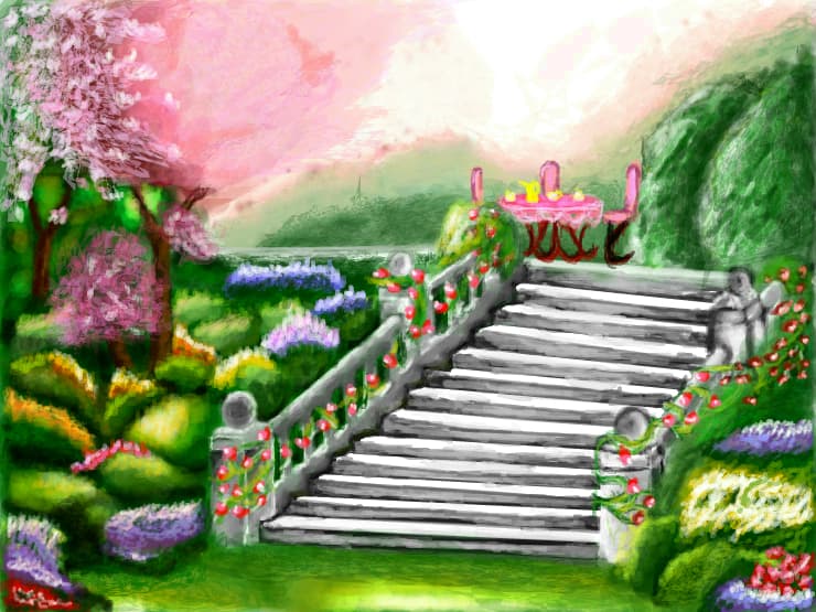 garden tea party (concursul  *Dark_passion* )
