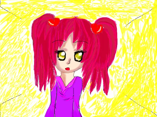 anime girl , mare= terminat