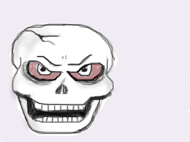 scary skull