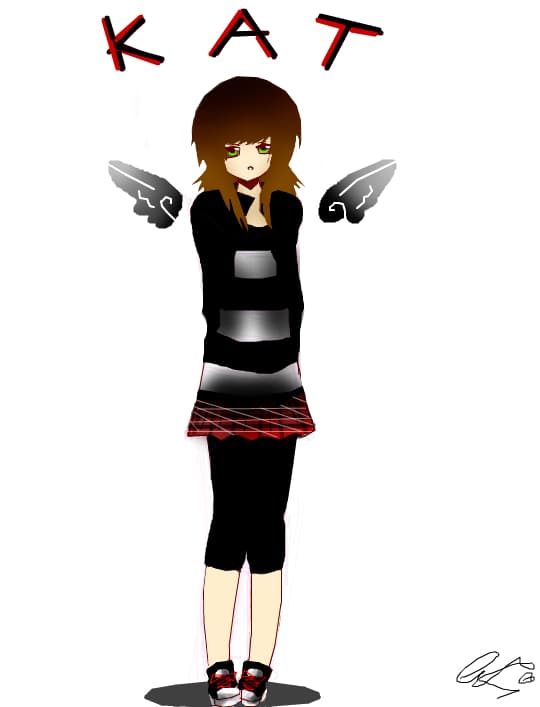 \"Kat\" sau eu .. xD pentru BD-ul lui Kawaii:x