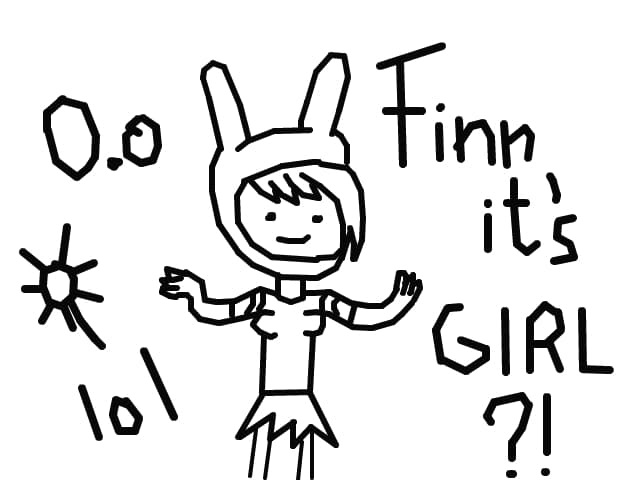 Finn it\'s GIRL ?!