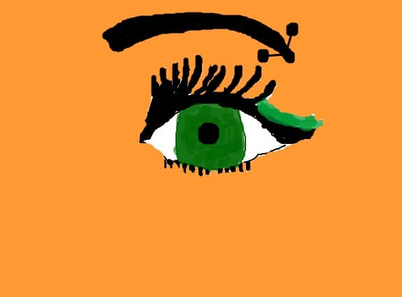 un ochii verde