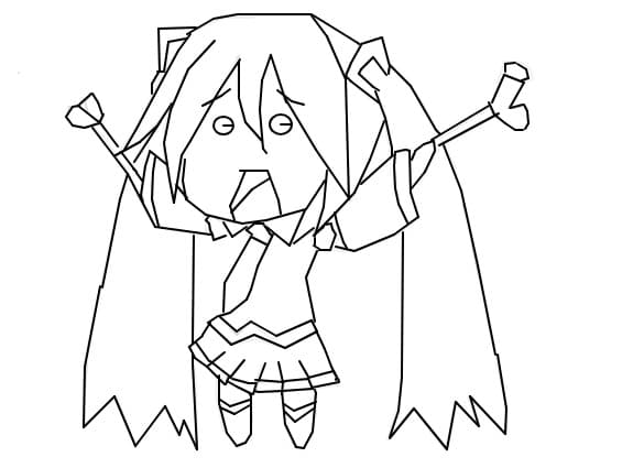 Chibi Miku   - sketch