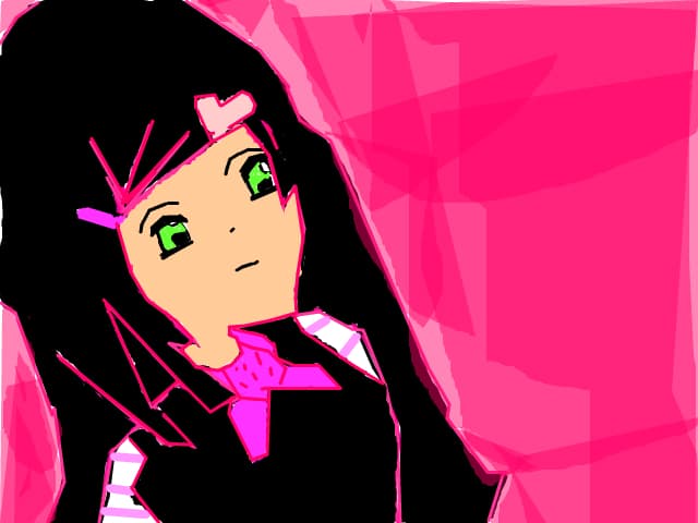 pink emo girl