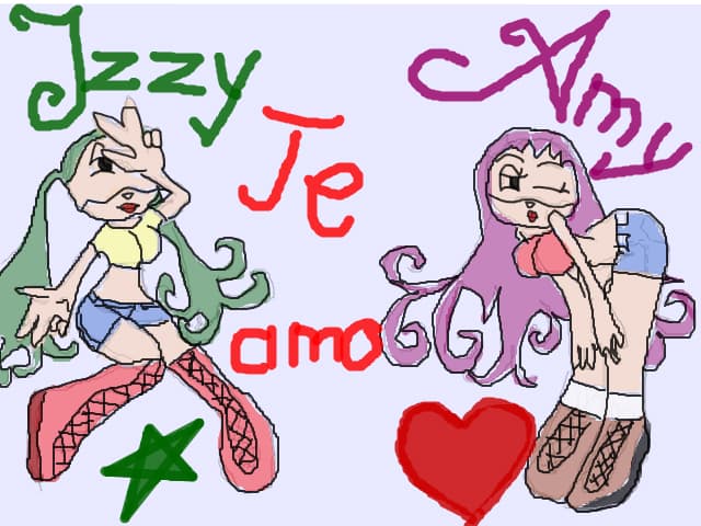 Izzy and Amy Te amo
