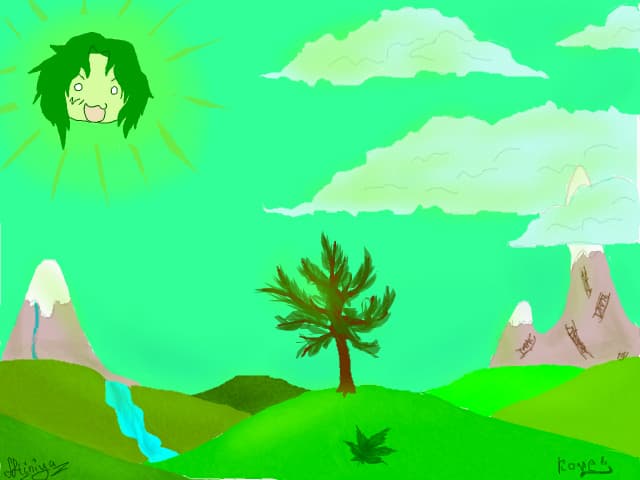 Life is green!!! >:3