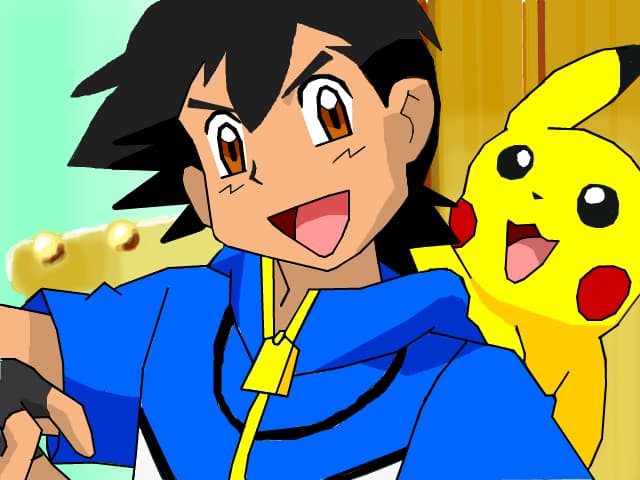Ash and Pikachu