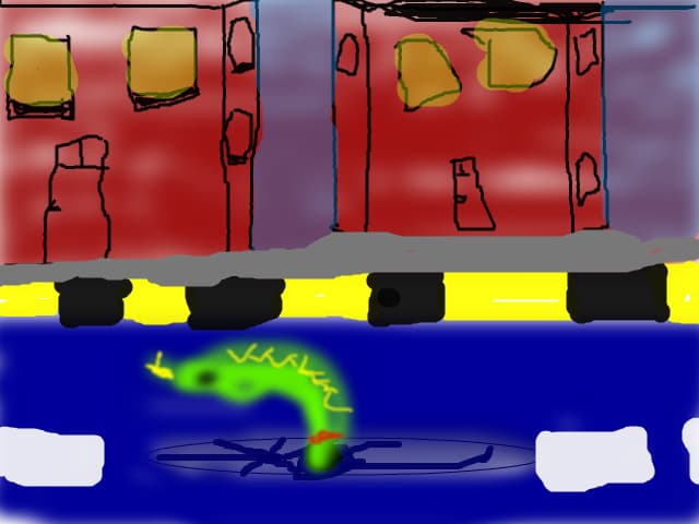 sarpele din canal