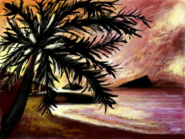 sunset beach