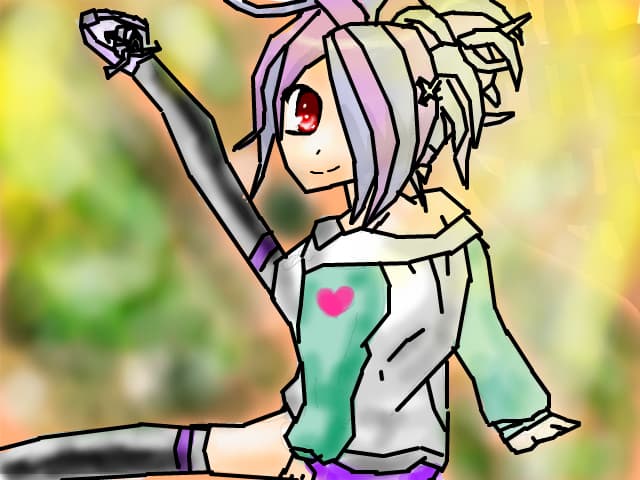 Anime girl...mai desenez si eu dupa o poza...