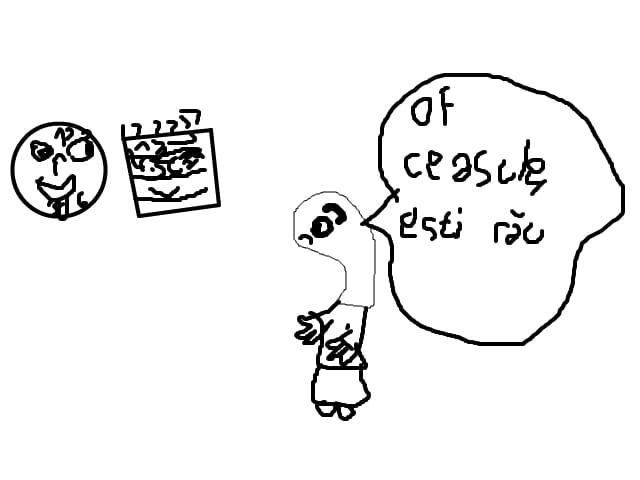 Selma se cearat cu ceasul si calendarul