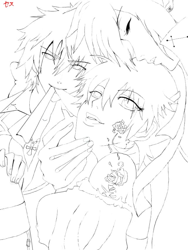 Imitation Black- Lineart