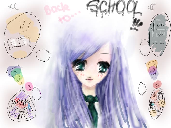 Back to schooooooooool :((( (Diana)
