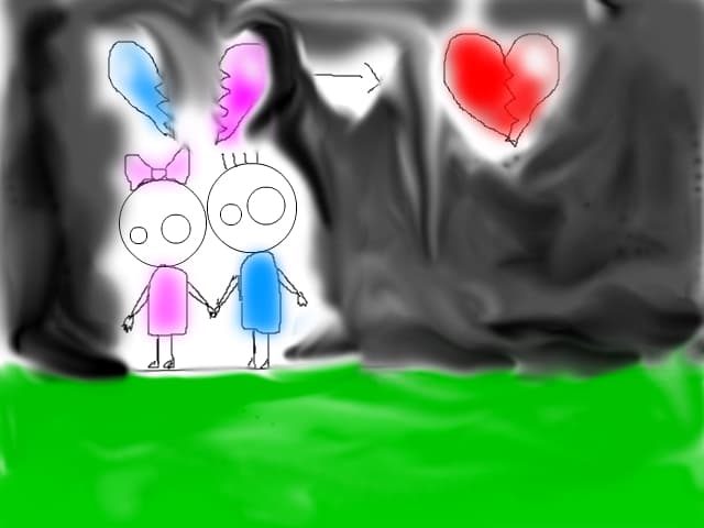 Emo couple =x