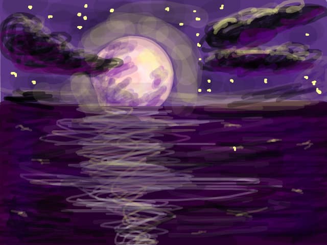 Under a violet moon