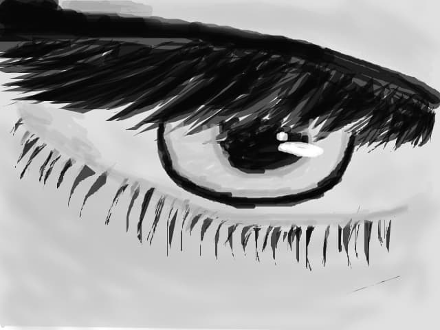 sad eye