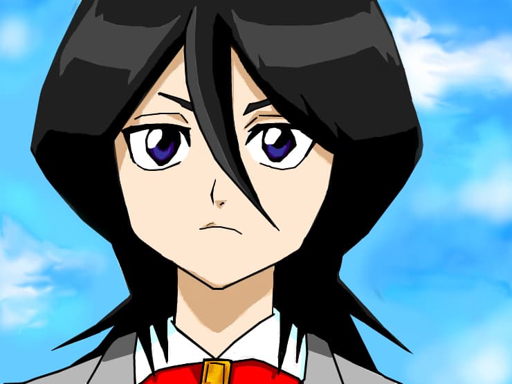 Rukia :3 Colaborare cu Andrei DK ( el a facut schita :> )