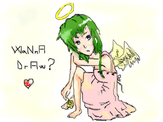 Wanna draw?^_____^