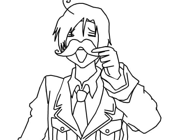\"Look how stupid you look with that mustache on, potato freak!\"
