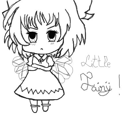 A Little fairy..schita