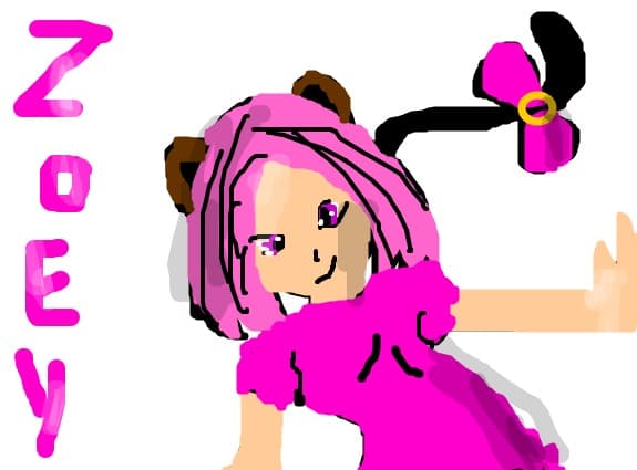 zoey! Am  colorat-o  s  e  pt.  toti  cei  care  au  ghicit  ca  e  ea