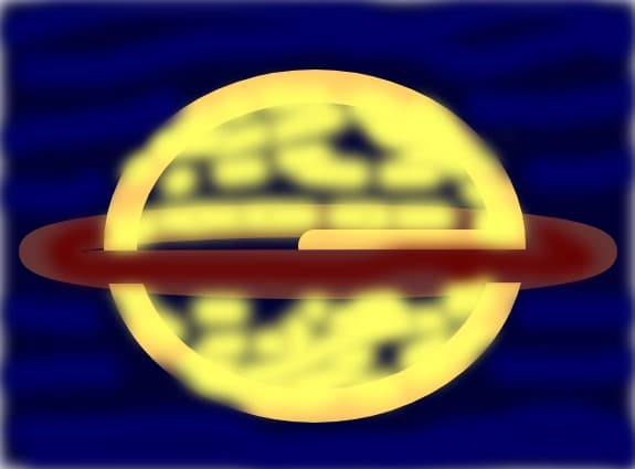 Planeta Saturn.