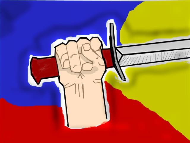 Asa era la razboaie romani nostri!cu sabiile in mana si la lupta!