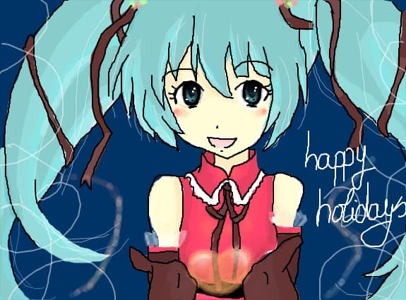 happy holidays~! scuzati funalul orbil