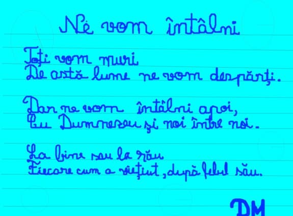 Poezie dedicata tuturor