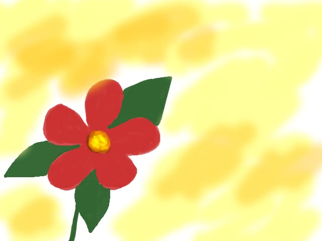 o floare