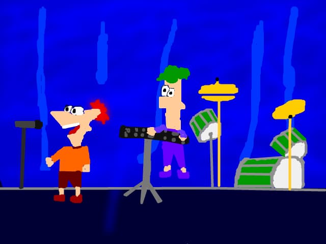 fineas si ferb la contert