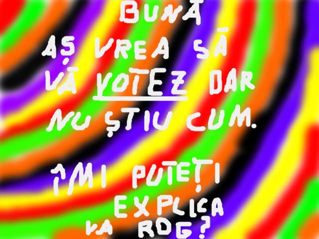 IMI EXPLICATI CUM SA VOTEZ?