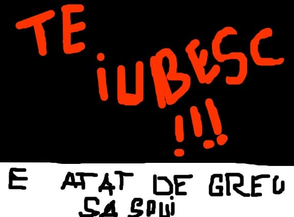 e atat de greu