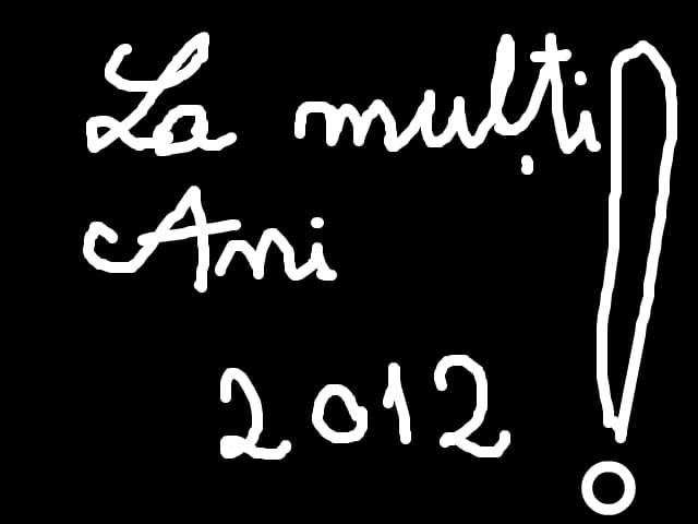 La multi ani 2012