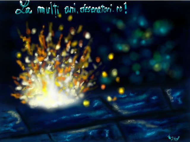 La multi ani, desenatori.ro!:)