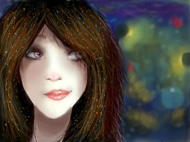 the girl