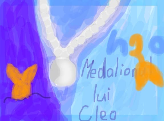 medalionul si coada lui cleo desen continuat medalionul lui cleo