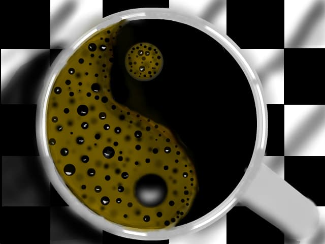 cafea ying yang