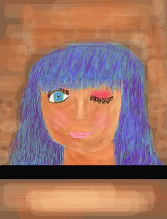 the girl...