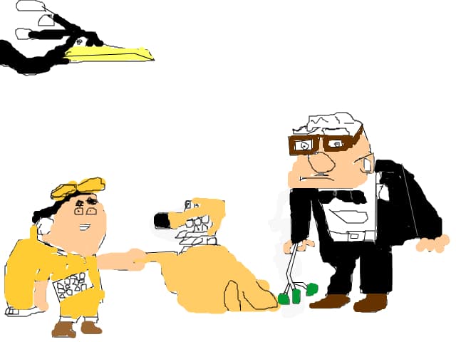 Russel,Kevin,Dug si Carl.