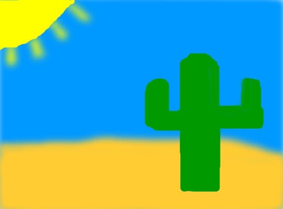 in desert