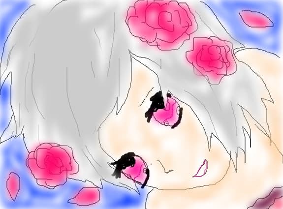 Anime Girl Rose